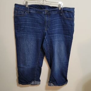 Old Navy Cropped Denim Jeans Sz 22